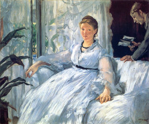 Reading Mme Manet and Leon