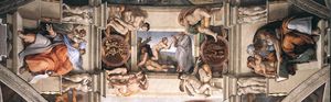 Ceiling of the Sistine Chapel detail2
