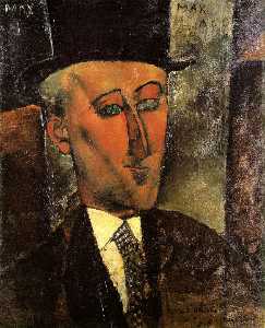 Portrait of Max Jacob, Oil on canva