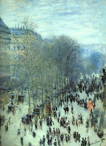 Boulevard des Capucines, oil on canvas, The Nels
