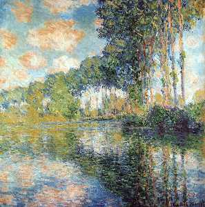 Poplars on the Epte, oil on canvas, National Gal