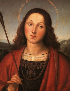 St. Sebastian (probably with Perugino), approx. - (15)