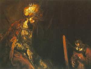 Saul and david mauritshuis, the hague