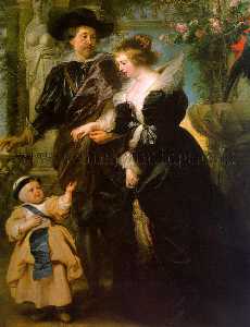 with his Wife Hélène Fourment and their Son Peter Paul