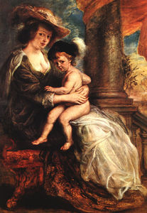елена fourment с сыном франциска alte pinako