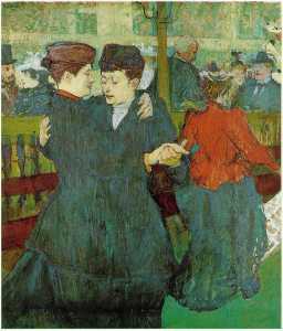 At the Moulin Rouge_ Two Women Waltzing, - (18)