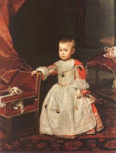 Prince Felipe Próspero, oil on canvas, Art H