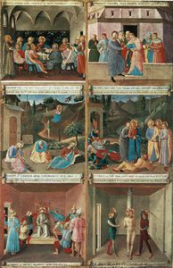 Paintings for the Armadio degli Argenti (detail lower center