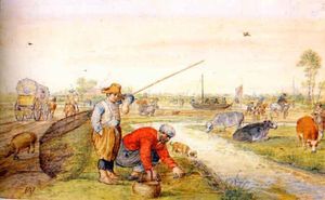 Fisherman at a Ditch