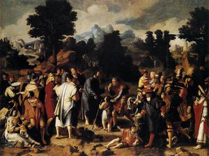 Paintings-Christ Guérir le Aveugle