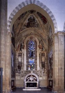 ストロッツィ礼拝堂のフレスコ画のストロッツィビュー