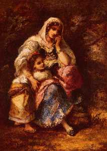 ジプシー 母親  と  子供