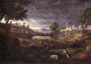 Landscape with Pyram and Thisbe