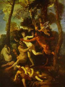 Nymph Syrinx Pursued by Pan