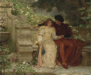 Lovers in a Garden
