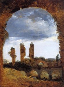 Columnas en ruinas en el Coliseo