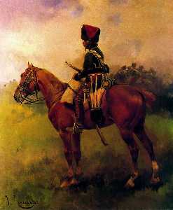 Hussar on horseback