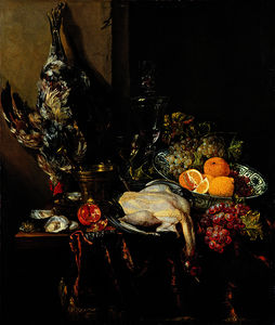 Pronkstillleven with Fruit and Fowl