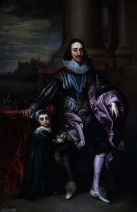 Charles I, and His Eldest Son, Charles, Prince of Wales, Later Charles II