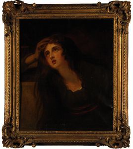 Portrait of lady emma hamilton as a penitent magdalen