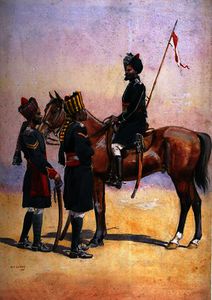 Soldiers of the 33rd Queen's Own Light Cavalry