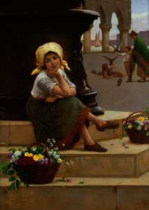 A venetian flowergirl