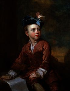 portrait d un jeune garçon , c . 1735