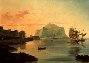 Palermo Harbour with Mount Pellegrino