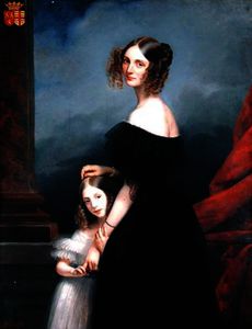 Botas retrato del Anne-Louise Alix delaware Montmorency