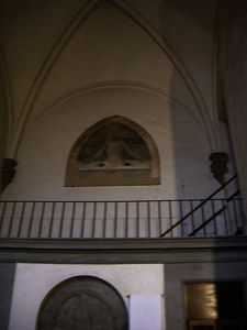 Sagrestia di santa trinita, zona lavabo 02, cristo in pietà di Niccolò di Tommaso