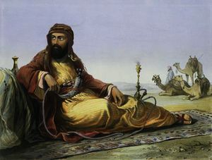 An Arab Resting in the Desert
