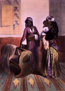 Egyptian Mother and Child with a Habesh