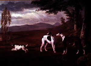 Greyhounds in a Landscape