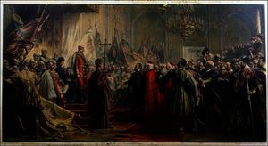 Imperatore francesco giuseppe i e l'imperatrice Elisabetta a budapest
