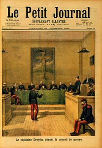 Capitano Dreyfus dinanzi alla Corte marziale