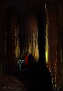 暗い 洞窟