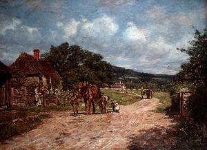 A village scene