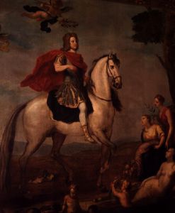 George I on horseback