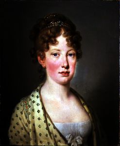 Botas retrato de la archiduquesa María Leopoldina , emperatriz más tarde consorte de brasil