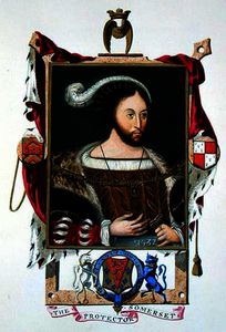 Portrait of Edward Seymour Lord Protector of Edward VI and Duke of Somerset from 'Memoir