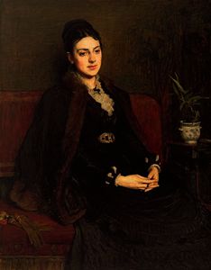 porträt von lady Orchardson