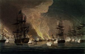 The Bombardment of Algiers by the Royal Navy,