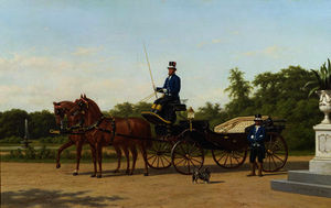The awaiting carriage