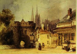 The guillaume gate, chartres