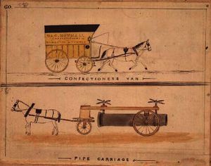 Confectioner's Van and the Pipe Carriages