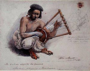 Nubian jeu tambourin