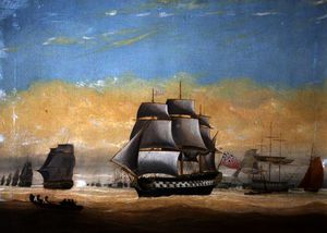 HMS Victory a Spithead,