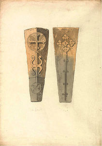 Studies of Two Coffin Lids from - Norfolk Churches