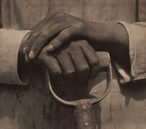 Worker's hands