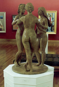 The Three Graces detail